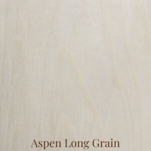 Aspen Wood Sheet Long Grain